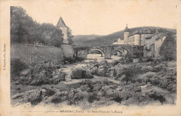 BRASSAC - Le Pont Vieux Et La Mairie - Très Bon état - Brassac