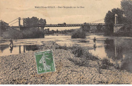 VALLON EN SULLY - Pont Suspendu Sur Le Cher - état - Altri & Non Classificati