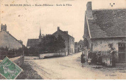 MEAULNE - Route D'Hérisson - Ecole De Filles - état - Other & Unclassified