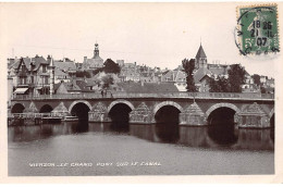 VIERZON - Le Grand Pont Sur Le Canal - Très Bon état - Vierzon