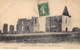 ILE DE RE - LA FLOTTE - Les Ruines De L'Abbaye De Saint Laurent - Très Bon état - Ile De Ré