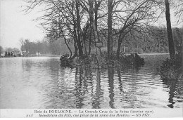 Bois De BOULOGNE - La Grande Crue De La Seine 1910 - Inondation Du Polo - Très Bon état - Boulogne Billancourt