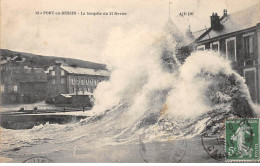 PORT EN BESSIN - La Tempête Du 21 Février - Très Bon état - Port-en-Bessin-Huppain