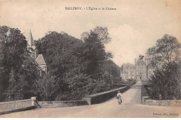 BALLEROY - L'Eglise Et Le Château - Très Bon état - Andere & Zonder Classificatie