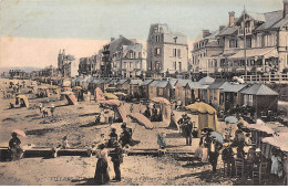 VILLERS SUR MER - La Plage à L'heure Du Bain - Très Bon état - Villers Sur Mer