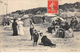 TROUVILLE SUR MER - Coin De Plage - Très Bon état - Trouville