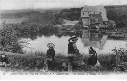 CARANTEC - Route De Morlaix à Carantec - Le Moulin Et L'Etang Dde Lysireur - Très Bon état - Carantec