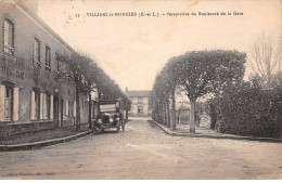 VILLIERS LE MORHIER - Perspective Du Boulevard De La Gare - état - Autres & Non Classés