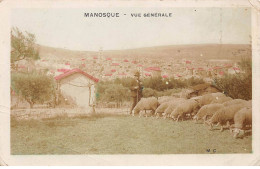 MANOSQUE - Vue Générale - état - Manosque