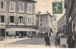 SAINT CLAUDE - Rue Du Marché Et Rue De L'Horloge - Très Bon état - Saint Claude