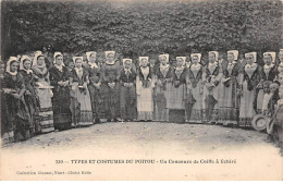 Types Et Costumes Du Poitou - Un Concours De Coiffe à ECHIRE - Très Bon état - Andere & Zonder Classificatie