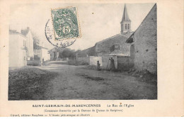 SAINT JEAN DE MARENCENNES - La Rue De L'Eglise - Très Bon état - Altri & Non Classificati