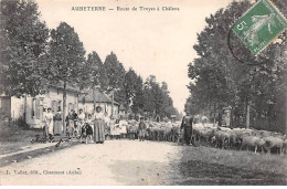 AUBETERRE - Route De Troyes à Châlons - état - Otros & Sin Clasificación