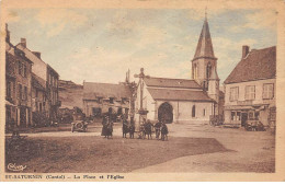 SAINT SATURNIN - La Place Et L'Eglise - état - Andere & Zonder Classificatie