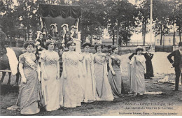 NANCY - Cortège Historique 1909 - Les Dames Du Char De La Lorraine - Très Bon état - Nancy