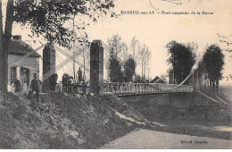 MAREUIL SUR AY - Pont Suspendu De La Marne - Très Bon état - Mareuil-sur-Ay