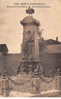 PONT DE ROIDE - Monument Aux Morts - Très Bon état - Otros & Sin Clasificación