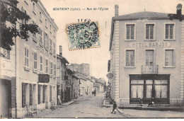 MONTRONT - Rue De L'Eglise - Très Bon état - Otros & Sin Clasificación