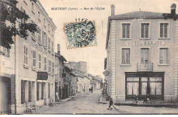 MONTRONT - Rue De L'Eglise - Très Bon état - Andere & Zonder Classificatie