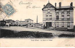 COYE - La Gare Et L'Hôtel - état - Sonstige & Ohne Zuordnung