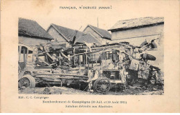 Bombardement De COMPIEGNE - 1915 - Autobus Détruits Aux Abattoirs - Très Bon état - Compiegne