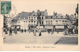 DOUAI - Place Thiers - Monument " Spes " - état - Douai