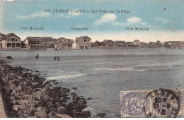 LE GRAU D'AGDE - Les Villas Sur La Plage - état - Autres & Non Classés