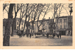 RIVESALTES - Pays De Joffre - Place De La République Et La Fontaine - état - Rivesaltes