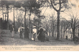 BIARRITZ - Le Roi D'Espagne Et La Princesse Ena Après Avoir Planté Deux Pins - Très Bon état - Biarritz