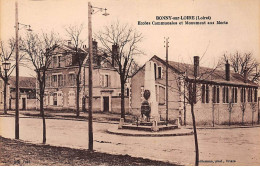 BONNY SUR LOIRE -Ecoles Communales Et Monument Aux Morts - Très Bon état - Autres & Non Classés