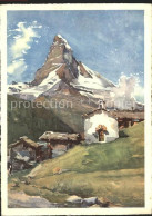 11638949 Matterhorn VS Kuenstlerkarte Matterhorn VS - Other & Unclassified