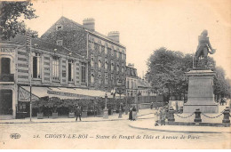 CHOISY LE ROI - Statue De Rouget De L'Isle Et Avenue De Paris - Très Bon état - Andere & Zonder Classificatie