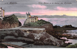 BIARRITZ - Villa Belza Et La Chaîne Des Pyrénées - état - Biarritz