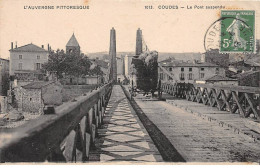 COUDES - Le Pont Suspendu - état - Andere & Zonder Classificatie