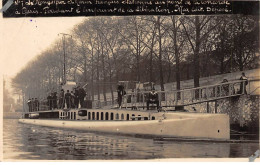 PARIS - N°7 De Mongolfier - Sous Marin Français Stationne Au Pont De La Concorde - état - Autres & Non Classés