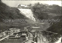 11638940 Gletsch Mit Rhonegletscher Rhone Rhone - Autres & Non Classés