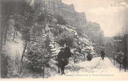 PARIS - Paysage D'Hiver Sur La Butte Montmartre - Très Bon état - District 18