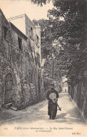 PARIS - Vieux Montmartre - La Rue Saint Vincent - Un Chansonnier - Très Bon état - Artesanos De Páris