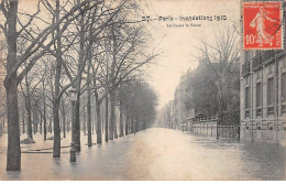 PARIS - Inondations 1910 - Le Cours La Reine - F. F. - Très Bon état - De Overstroming Van 1910
