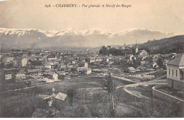 CHAMBERY - Vue Générale Et Massif Des Bauges - Très Bon état - Chambery