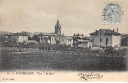 CHAMPAGNE - Vue Générale - Très Bon état - Andere & Zonder Classificatie