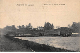 CHATILLON EN BAZOIS - La Boulaine Et Le Port Du Canal - Très Bon état - Chatillon En Bazois