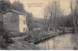 SAINT MARTIN EN HAUT - L'Ecluse Du Moulin Du Pêcher - Très Bon état - Other & Unclassified