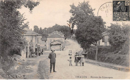 CHALUS - Route De Limoges - Très Bon état - Chalus