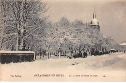 GERARDMER En Hiver - La Grande Rue Sous La Neige - Très Bon état - Gerardmer