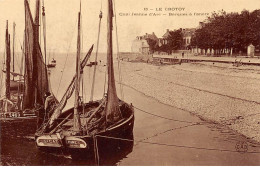 LE CROTOY - Quai Jeanne D'Arc - Barques à L'ancre - Très Bon état - Le Crotoy
