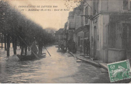 ANDRESY - Inondations De Janvier 1910 - Quai De Seine - Très Bon état - Andresy