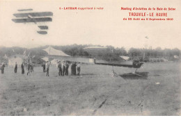 Meeting D'Aviation De La Baie De Seine 1910 - TROUVILLE - LE HAVRE - LATHAM S'apprétant à Voler - Très Bon état - Ohne Zuordnung