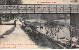 LA VARENNE CHENNEVIERES - Le Pont Du Chemin De Fer Et Le Quai Saint Hilaire - F. Fleury - Très Bon état - Autres & Non Classés