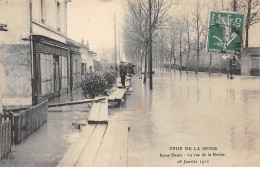 SAINT DENIS - Crue De La Seine 1910 - La Rue De La Briche - Très Bon état - Saint Denis